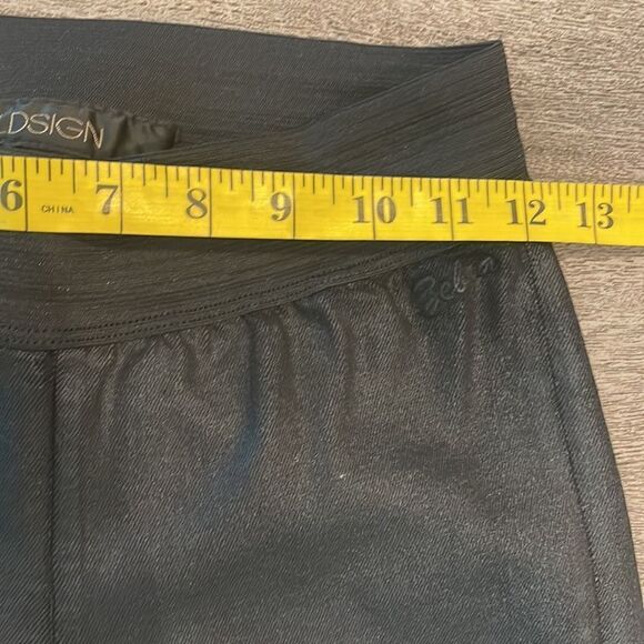 Goldsign Zebra coated black leggings size 27 - Picture 7 of 10